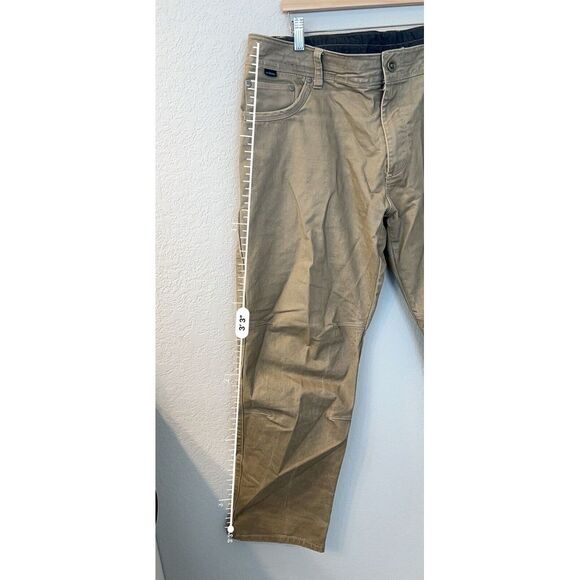 KUHL Vintage Patina Dye Ryder Khaki Tan Mens Pants Size 38X30 - Picture 4 of 6